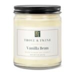 Vanilla Bean hand-poured soy candle, 9 oz — Trove & Twine secret santa gift