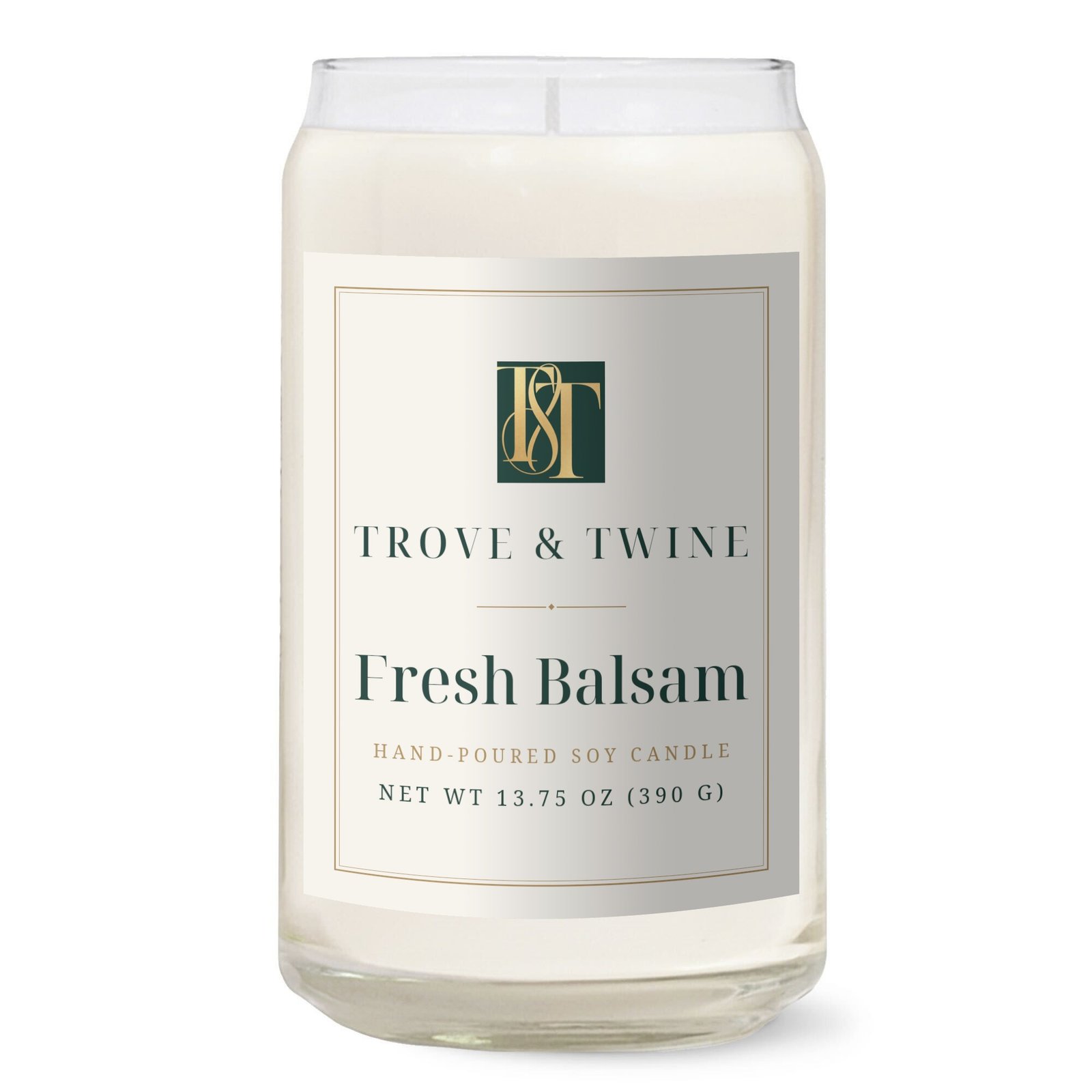 Fresh Balsam hand-poured soy candle (13.75 oz)