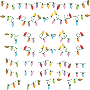 24 Pcs Christmas Lights For Car Magnets Decorations, Christmas Garage Door Magnets, Reflective Bulb Magnet Stickers F...