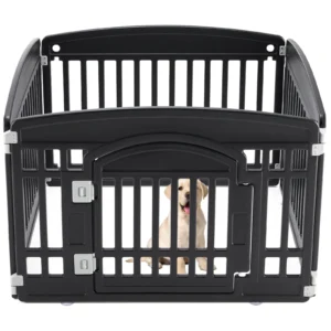 Dog Playpen Safe & Secure Indoor/Outdoor Pet Fence / Folding & Portabl