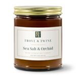 Sea Salt & Orchid hand-poured soy candle