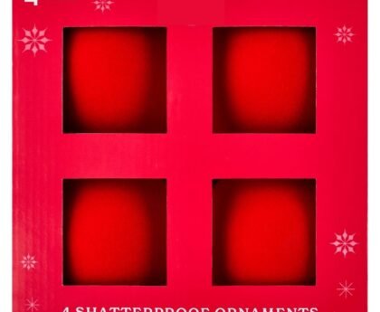Red velvet Christmas ornaments - cozy gifts under $50 from Trove and Twine