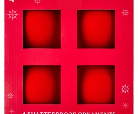 Red velvet Christmas ornaments - cozy gifts under $50 from Trove and Twine