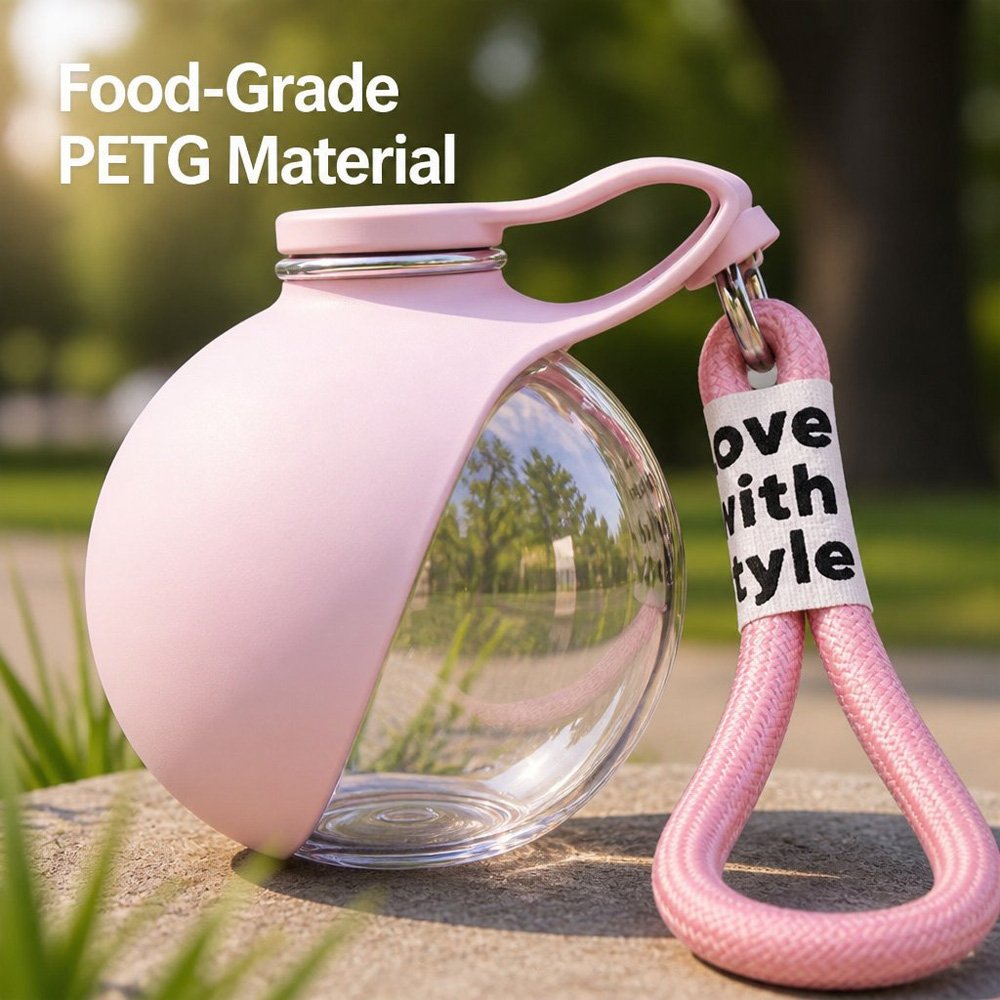Portable Dog Water Bottle, 285ml BPA Free PETG Pet Travel Water Bottle - Image 7